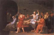 Jacques-Louis  David The Death of Socrates oil